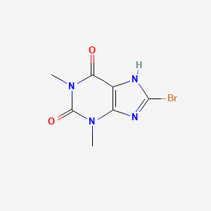 Chemical structure of 8-Bromotheophylline