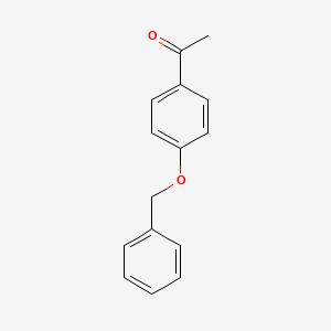 Chemical structure of 4'-Benzyloxyacetophenone