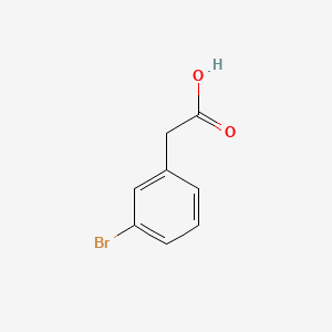 Chemical structure of 3-Bromophenylacetic Acid