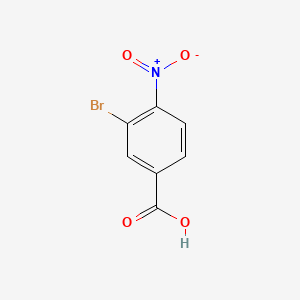 Chemical structure of 3-Bromo-4-nitrobenzoic Acid