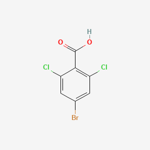 Chemical structure of 4-Bromo-2,6-dichlorobenzoic Acid