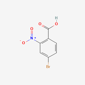 Chemical structure of 4-Bromo-2-nitrobenzoic Acid