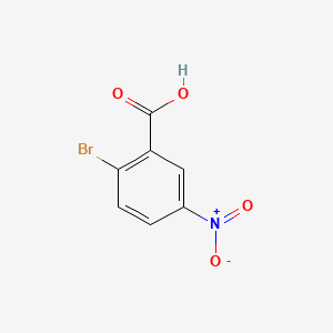 Chemical structure of 2-Bromo-5-nitrobenzoic Acid