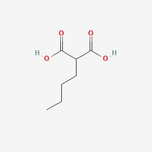 Chemical structure of Butylmalonic Acid