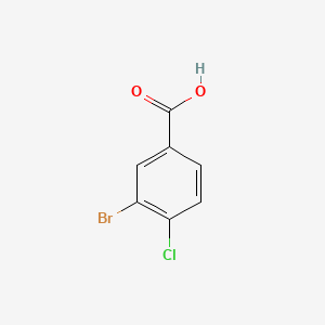 Chemical structure of 3-Bromo-4-chlorobenzoic Acid