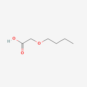 Chemical structure of Butoxyacetic Acid