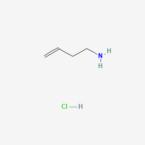 Chemical structure of 3-Butenylamine hydrochloride