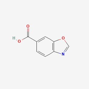 Chemical structure of 1,3-Benzoxazole-6-carboxylic acid