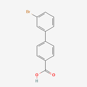 Chemical structure of 3′-Bromo-biphenyl-4-carboxylic acid