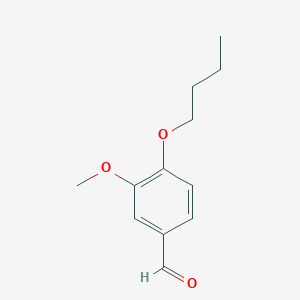 Chemical structure of 4-Butoxy-3-methoxy-benzaldehyde