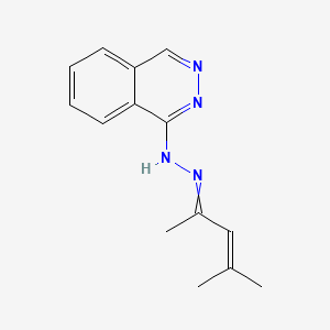Chemical structure of Budralazine