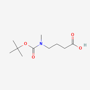 Chemical structure of Boc-N-methyl-gamma-aminobutyric acid