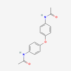 Chemical structure of Bis(p-acetylaminophenyl) Ether
