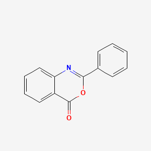 Chemical structure of 2-Phenyl-4H-3,1-benzoxazin-4-one