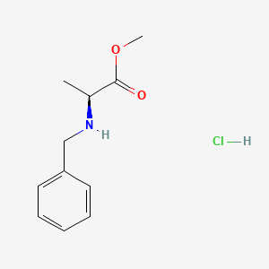 Chemical structure of Bzl-L-Ala-OMe Hydrochloride