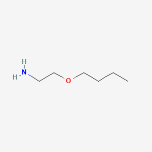 Chemical structure of 2-butoxyethan-1-amine