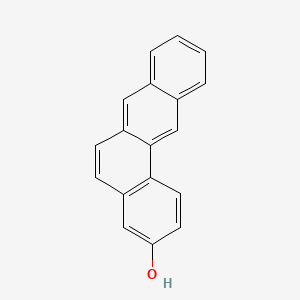 Chemical structure of Benz[a]anthracen-3-ol