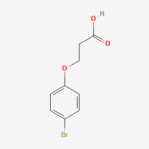 Chemical structure of 3-(4-bromophenoxy)propanoic acid