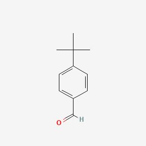 Chemical structure of 4-tert-Butylbenzaldehyde