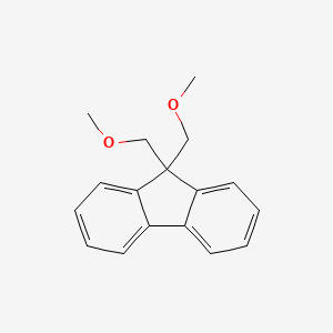 Chemical structure of 9,9-Bis(methoxymethyl)-9H-fluorene