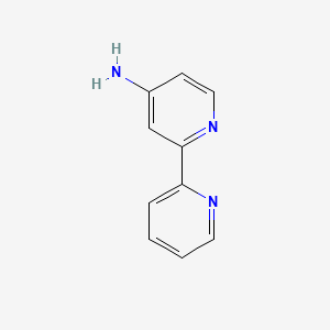 Chemical structure of 2,2'-bipyridin-4-amine