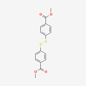 Chemical structure of Bis(4-carbomethoxyphenyl) Disulfide