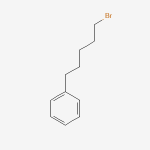 Chemical structure of (5-Bromopentyl)benzene