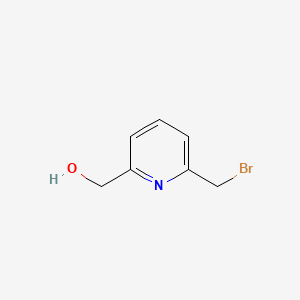 Chemical structure of 6-(Bromomethyl)-2-pyridinemethanol