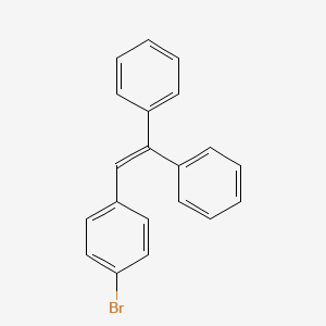 Chemical structure of 2-(4-Bromophenyl)-1,1-diphenylethylene