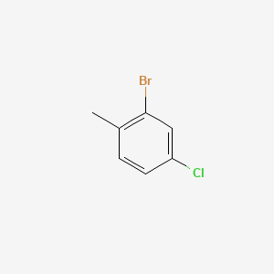 Chemical structure of 2-Bromo-4-chlorotoluene