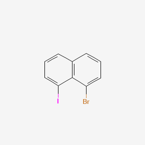 Chemical structure of 1-Bromo-8-iodonaphthalene