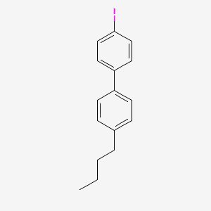 Chemical structure of 4'-Butyl-4-iodobiphenyl