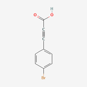 Chemical structure of 3-(4-Bromophenyl)propiolic Acid
