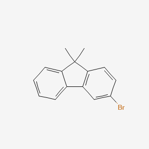 Chemical structure of 3-Bromo-9,9-dimethyl-9H-fluorene