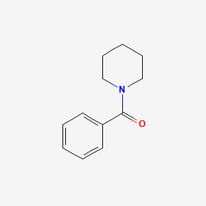 Chemical structure of 1-Benzoylpiperidine