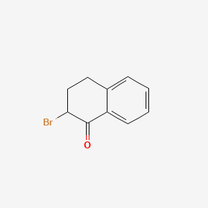 Chemical structure of 2-Bromo-1-tetralone