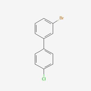 Chemical structure of 3-Bromo-4'-chloro-1,1'-biphenyl