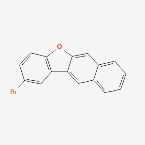 Chemical structure of 2-Bromobenzo[b]naphtho[2,3-d]furan