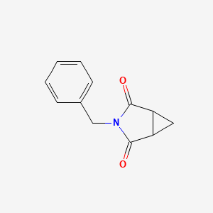 Chemical structure of 3-Benzyl-3-azabicyclo[3.1.0]hexane-2,4-dione