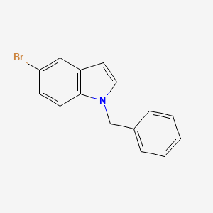 Chemical structure of 1-Benzyl-5-bromo-1H-indole