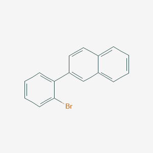 Chemical structure of 2-(2-Bromophenyl)naphthalene