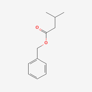 Chemical structure of Benzyl Isovalerate