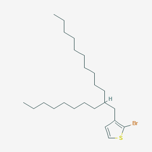Chemical structure of 2-Bromo-3-(2-octyldodecyl)thiophene