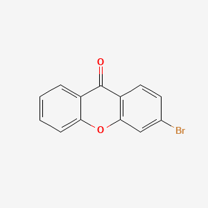 Chemical structure of 3-Bromo-9H-xanthen-9-one