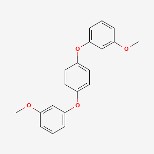 Chemical structure of 1,4-Bis(3-methoxyphenoxy)benzene