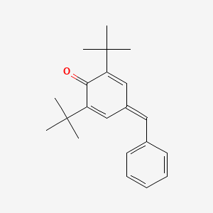 Chemical structure of 4-Benzylidene-2,6-di-tert-butylcyclohexa-2,5-dien-1-one