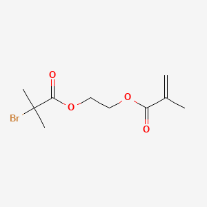 Chemical structure of 2-(2-Bromoisobutyryloxy)ethyl methacrylate(stabilized with TBC)