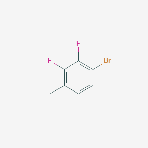 Chemical structure of 1-Bromo-2,3-difluoro-4-methylbenzene