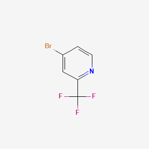 Chemical structure of 4-Bromo-2-(trifluoromethyl)pyridine
