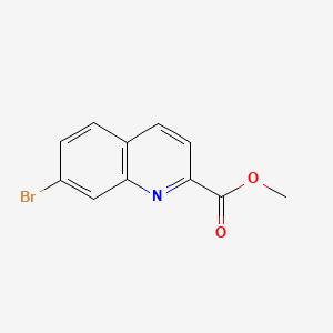 Chemical structure of Methyl 7-bromoquinoline-2-carboxylate